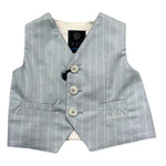 Fay Gilet Tinta Unita Fantasia Righe per Neonato 5Q2342 AZZURRO FAY 