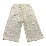 Zhoe & Tobiah Pantalone Modello A Palazzo Tinta Unita Con Applicazioni Bianco Per Neonata