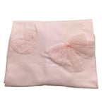 Le Bebe Coperta Tinta Unita con Applicazioni per Neonata LBG5604 ROSA LE BEBE 