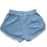 Saint Barth Short Tinta Unita In Spugna per Bambina CURLY AZZURRO SAINT BARTH 