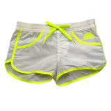 Sundek Copricostume Modello Bermuda Tinta Unita Con Contrasti Bianco Per Bambina