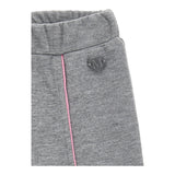 MONNALISA leggins tinta unita con profili in contrasto Grigio per Neonata 37D405 GRIGIO MONNALISA 