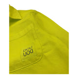 Dou Dou Camicia Tinta Unita con Tasche E Stampa per Bambina DW277 GIALLO FLUO DOU DOU 