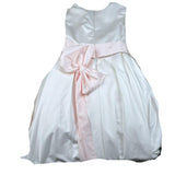 Gai Mattiolo Abito Cerimonia Tinta Unita Giromanica per Bambina GM150143R BIANCO GAI MATTIOLO 