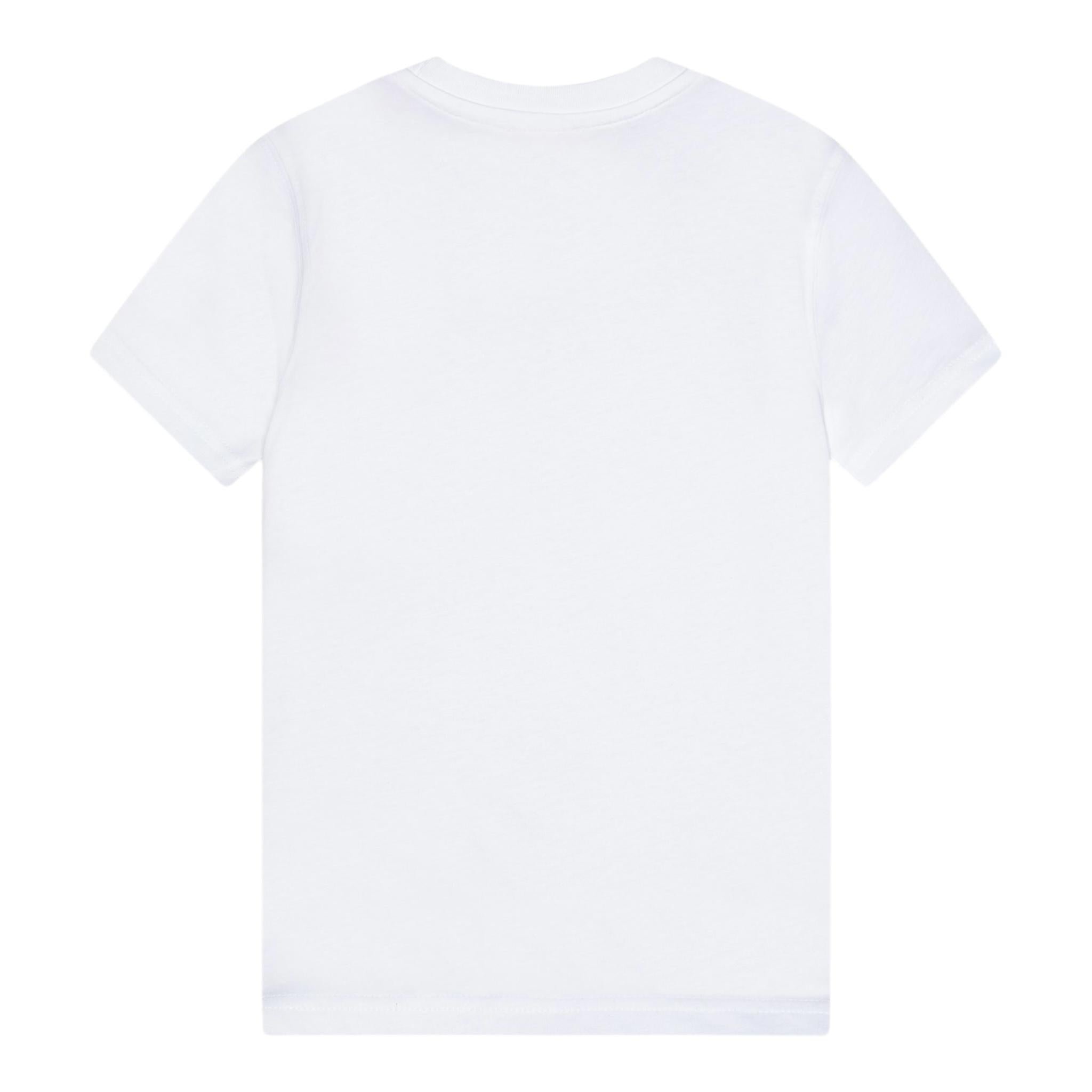 Diesel T-Shirt Girocollo Tinta Unita con Stampa per Bambino J02237X BIANCO DIESEL 