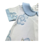 Le Bebe Pagliaccetto Mezza Manica Tinta Unita per Neonato LBB5255 BIANCO LE BEBE 