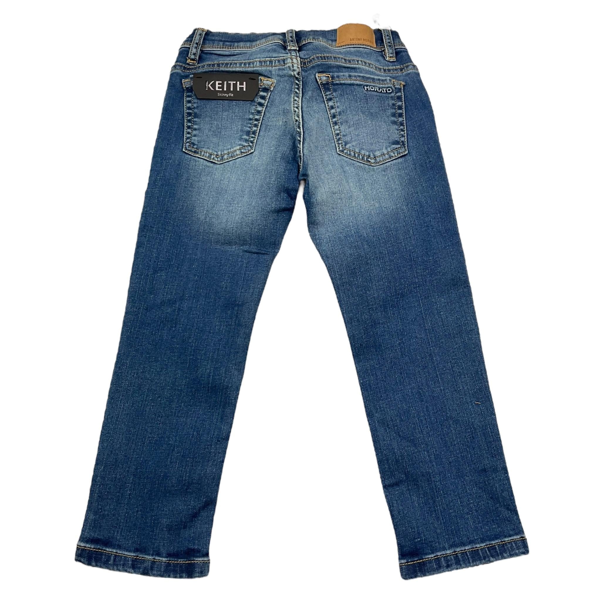 Antony Morato Jeans Tinta Unita con Girovita Regolabile per Bambino MKDT00064 BLU ANTONY MORATO 