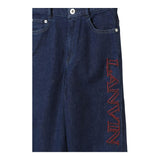 LANVIN jeans tinta unita cn logo Blu per Bambino N30132 BLU LANVIN 