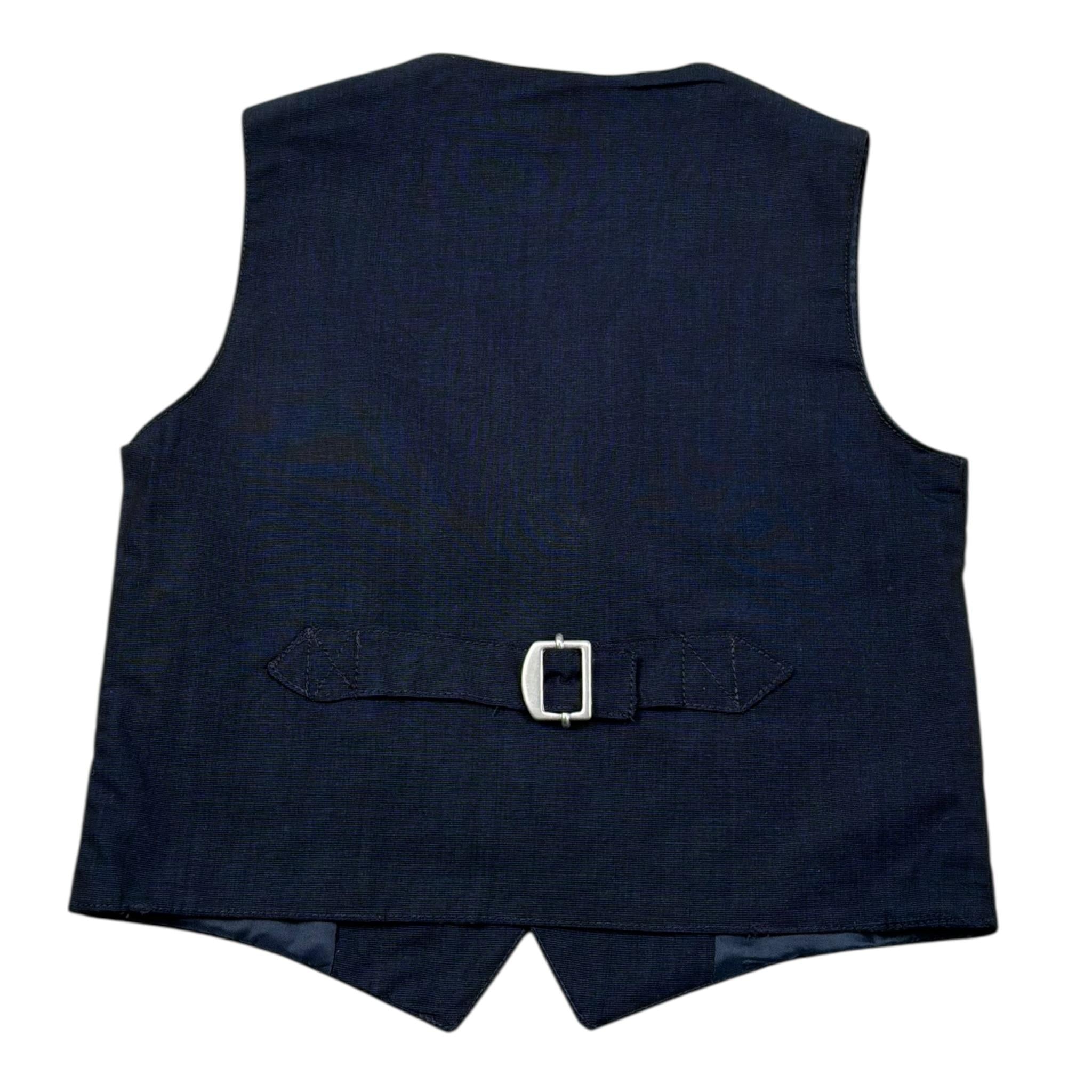 Daniele Alessandrini Gilet Tinta Unita per Neonato 1296B00165 BLU DANIELE ALESSANDRINI 