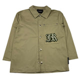 JOHN RICHMOND camicia manica lunga tinta unita con logo Verde per Bambino RBA25056CA VERDE JOHN RICHMOND 