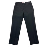 Vicolo Pantalone Tinta Unita Con Girovita Regolabile Nero Per Bambina