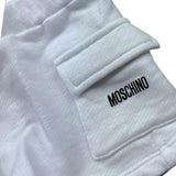 Moschino Completo 2 Pezzi T-Shirt-Bermuda Tinta Unita per Neonato MUG01WL BIANCO MOSCHINO 