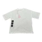Cesare Paciotti T-Shirt Girocollo tinta unita con Stampa Bianco per Bambino TSP5102J BIANCO CESARE PACIOTTI 