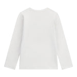 Guess Shirt Girocollo Tinta Unita con Logo per Neonata A5RI01K6YW4X BIANCO GUESS 