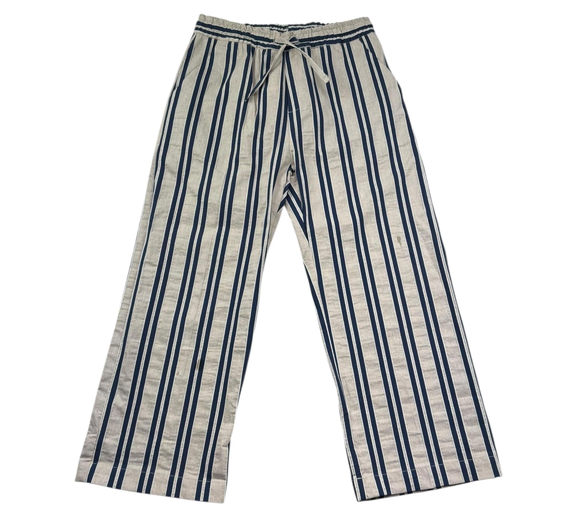 Paolo Pecora Pantalone Fantasia A Righe con Elastico In Vita per Bambino PP4299 BEIGE PAOLO PECORA 