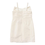 Elisabetta Franchi Abito Bretelline Tinta Unita con Ricamo per Bambina EFAB416 PANNA ELISABETTA FRANCHI 