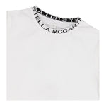 STELLA McCARTNEY t-shirt tinta unita con profili in contrasto Bianco per Bambino TV8P71 BIANCO STELLA McCARTNEY 
