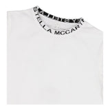 STELLA McCARTNEY t-shirt tinta unita con profili in contrasto Bianco per Bambino TV8P71 BIANCO STELLA McCARTNEY 