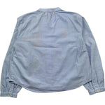 Saint Barth Camicia Manica Lunga Fantasia Quadretti per Bambina LIONA BLU SAINT BARTH 