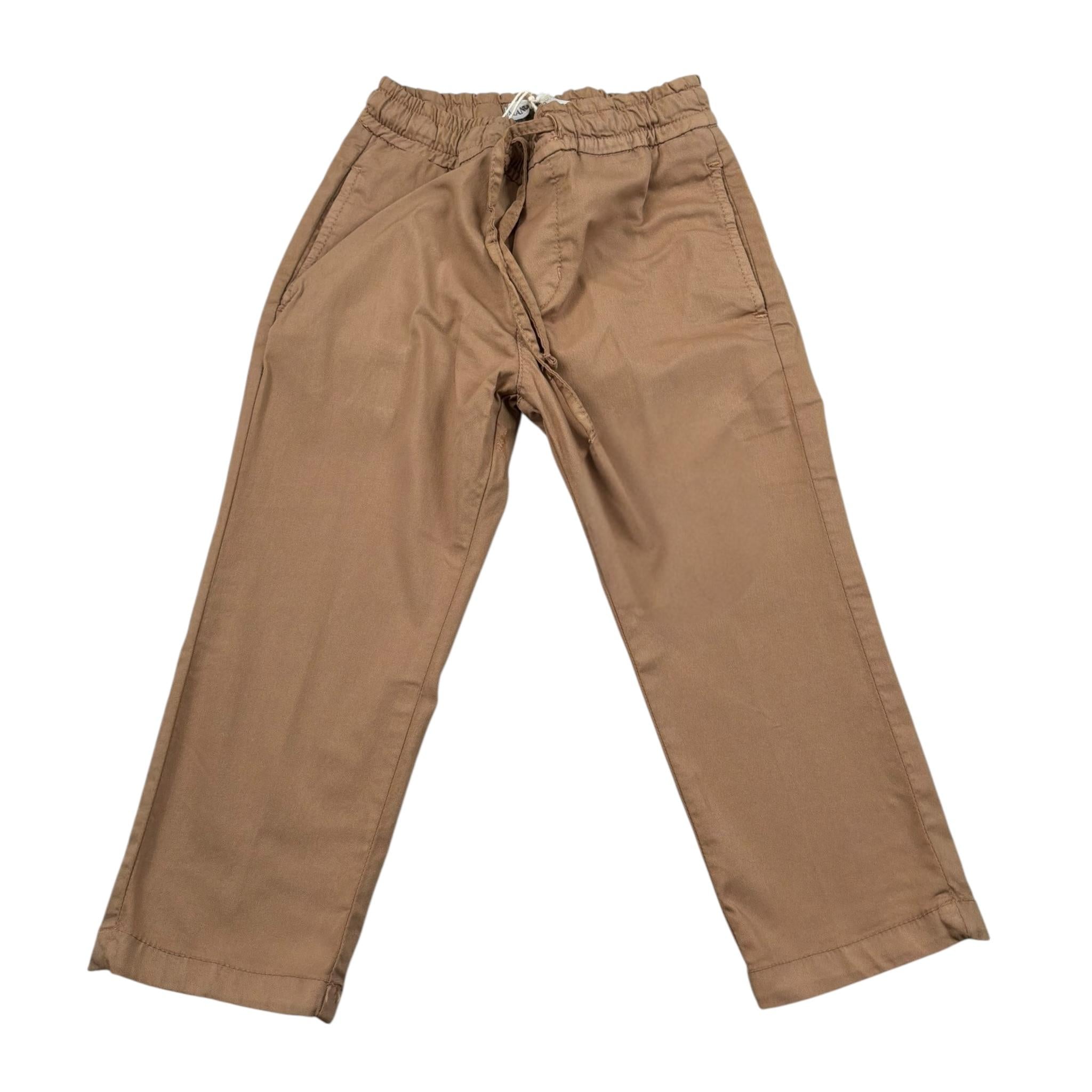 Manuel Ritz Pantalone tinta unita con Elastico In Vita Cammello per Bambino MR3004X CAMMELLO MANUEL RITZ 