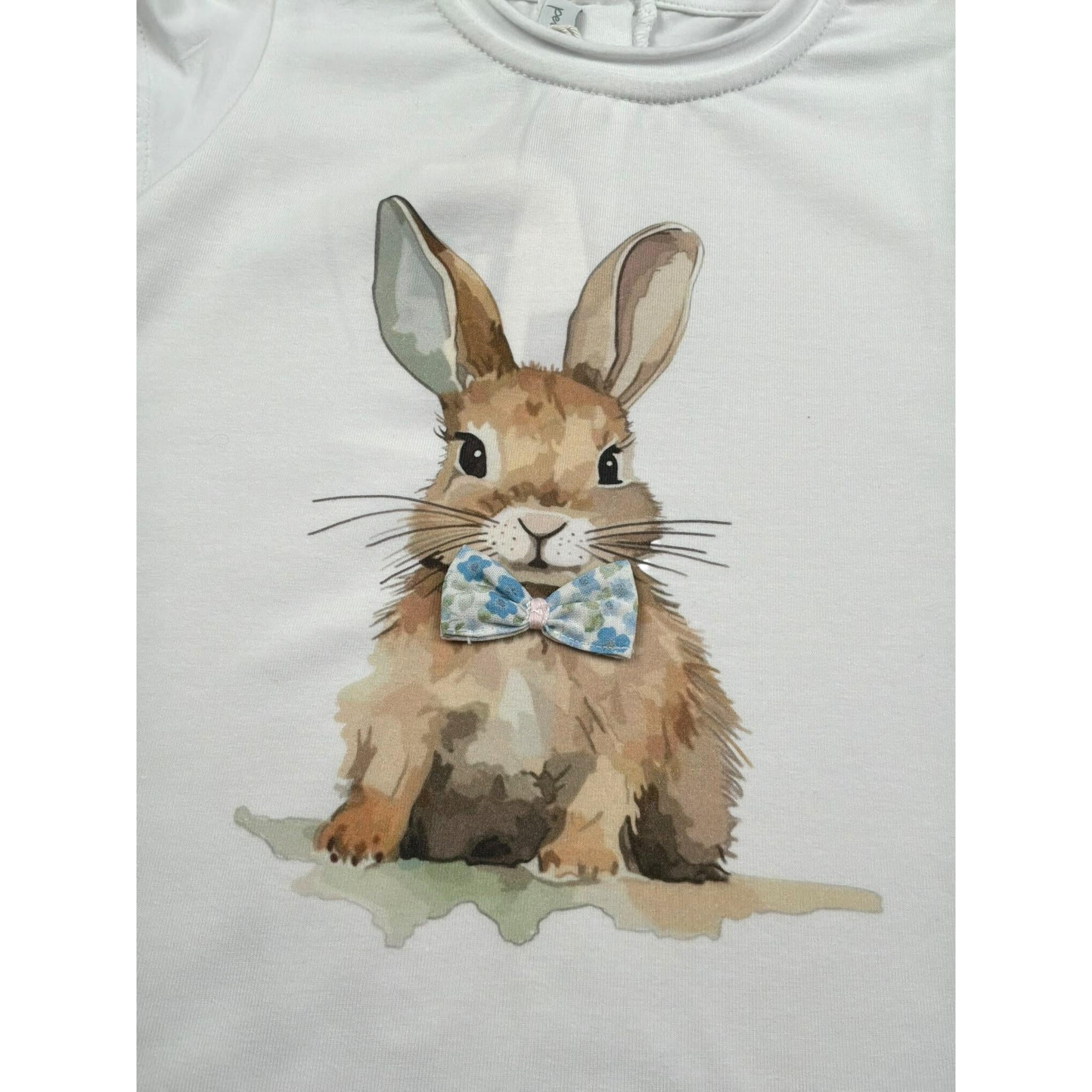 Per Te T-Shirt Girocollo Tinta Unita per Neonata 34311 BIANCO PER TE 