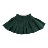 LA STUPENDERIA gonna tinta unita con bottoni in contrasto Verde per Neonata TJGN42X VERDE LA STUPENDERIA 