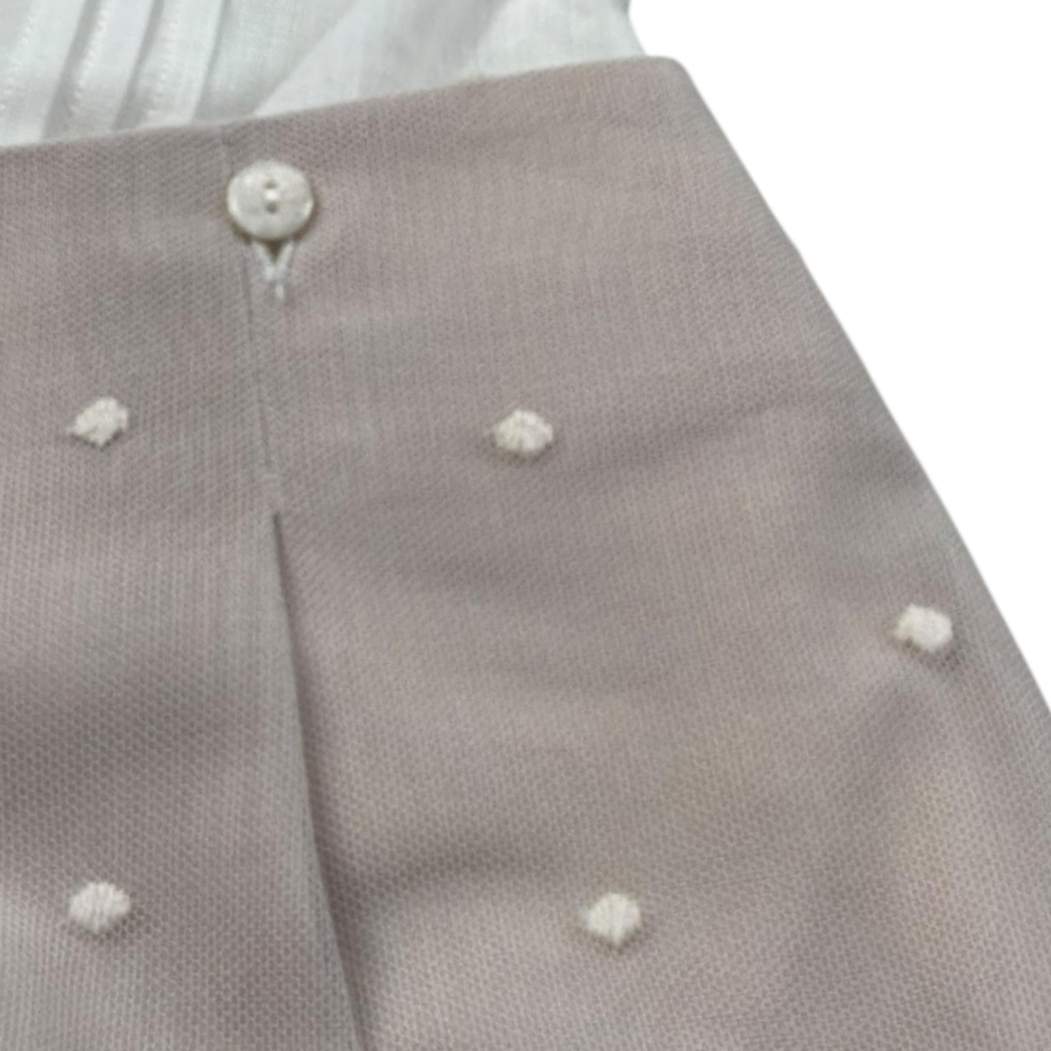 Granlei Completo 2 Pezzi Camicia-Coulotte per Neonato 125130 BIANCO/BEIGE GRANLEI 