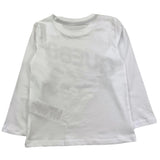 GUESS shirt girocollo tinta unita con stampa in contrasto Bianco per Bambino N4BI11I3Z14 BIANCO GUESS 