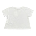 Pepe Feamo T-Shirt Tinta Unita con Applicazioni per Bambina PG503155 BIANCO PEPE JEANS 