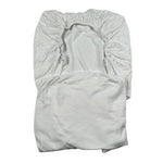 Bamboom+Babies Set 2 Pezzi Lenzuola con Angoli Tinta Unita per Neonato 217 BIANCO BAMBOOM+BABIES 