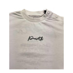 Cesare Paciotti T-Shirt Girocollo Tinta Unita con Stampa per Bambino TSP5113B BIANCO CESARE PACIOTTI 