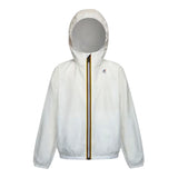 K-Way Giubbino Tinta Unita con Zip E Cappuccio per Bambino K81253WM BIANCO K-WAY 