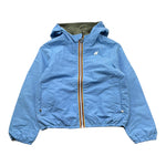 K-Way Giubbino Reversibile Bicolore con Zip E Cappuccio per Bambino K2145HW AZZURRO/VERDE K-WAY 