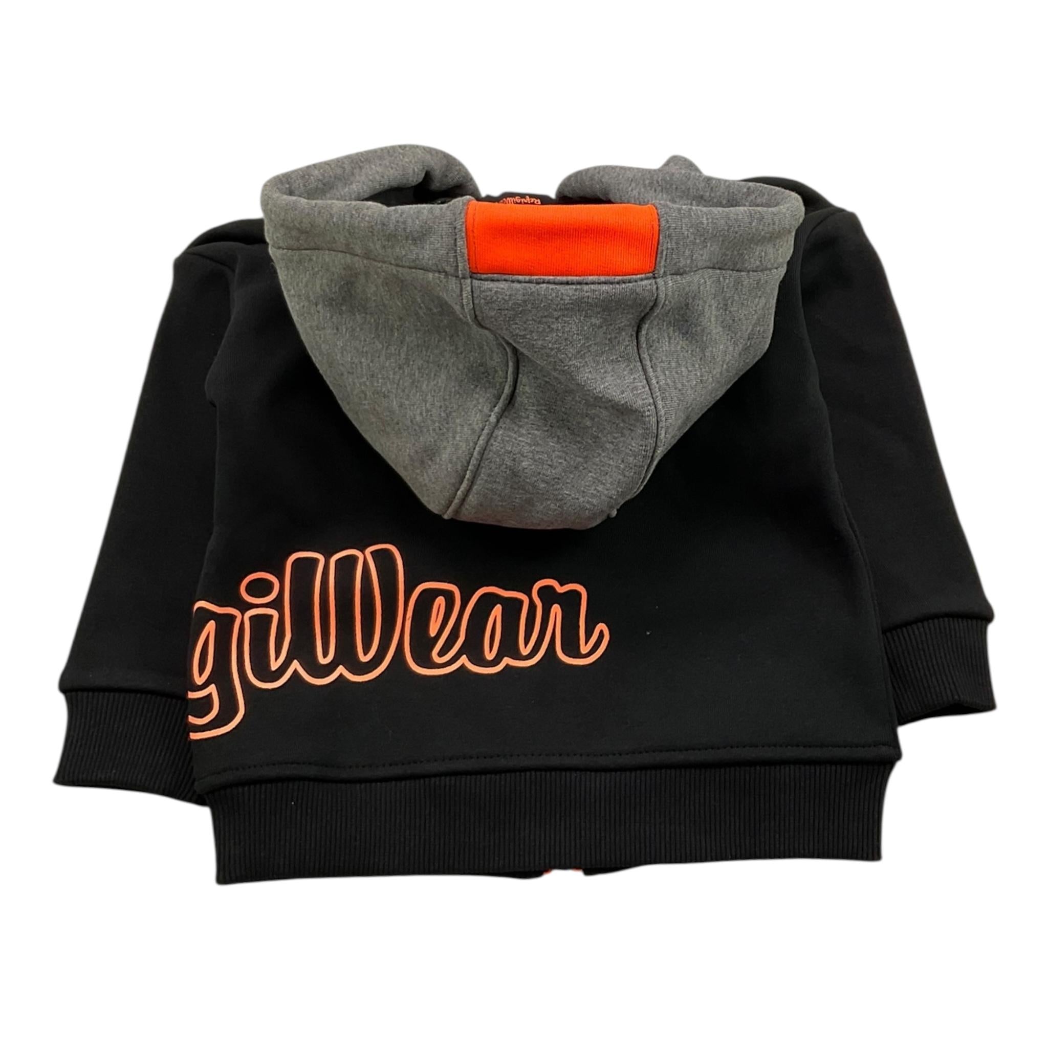 REFRIGIWEAR felpa con zip e cappuccio tinta unita Nero per Neonato RWN847 NERO REFRIGIWEAR 