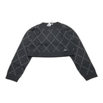 LIU JO maglia girocollo tinta unita con applicazioni Nero per Bambina GF4137MS16G NERO LIU JO 