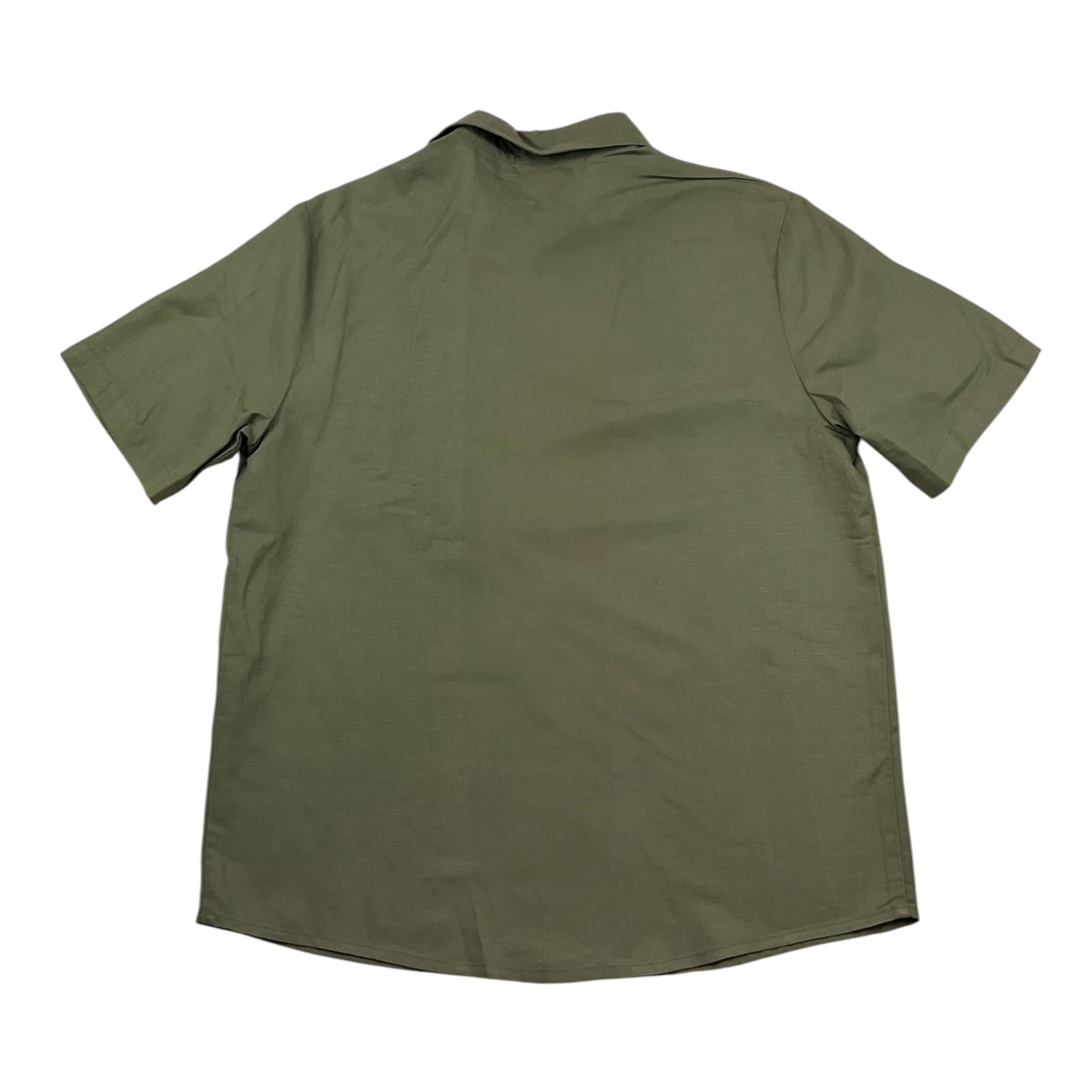 Paolo Pecora Camicia Mezza Manica Tinta Unita per Bambino PP4001 VERDE PAOLO PECORA 