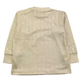 CESARE PACIOTTI shirt girocollo tinta unita con stampa Panna per Bambino TSP5351BJ PANNA CESARE PACIOTTI 