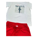 Iceberg Completo 2 Pezzi T-Shirt-Bermuda per Neonato CCP5101N BIANCO/ROSSO ICEBERG 
