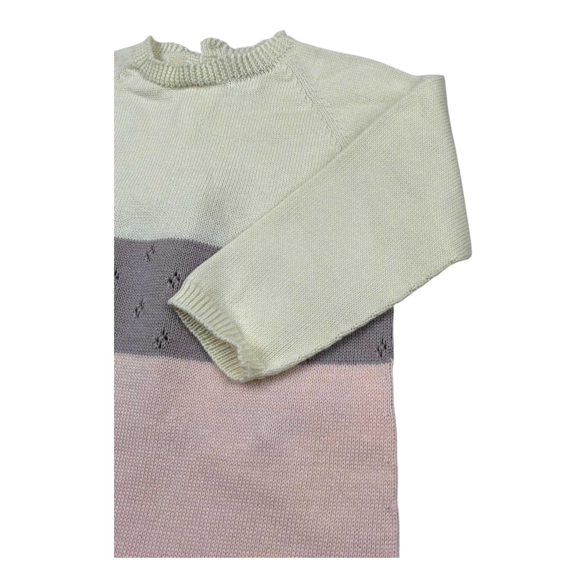 Wedoble Tutina Manica Lunga Tricolore per Neonata V2505346A MULTICOLOR WEDOBLE 