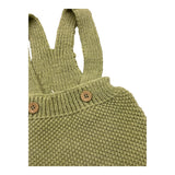 BABIDU salopette tinta unita con bottoni Verde per Neonata 30683 VERDE BABIDU 