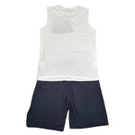 Diadora Completo 2 Pezzi Canotta-Bermuda per Bambino 102181712 BIANCO/BLU DIADORA 