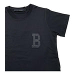 I'M BRIAN t-shirt girocllo tinta unita con stampa Nero per Bambino TS3143J NERO I'M BRIAN 