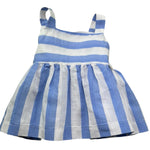 Le Bebe Camicia Giromanica Fantasia A Righe per Neonata LBG6430 BIANCO/AZZURRO LE BEBE 