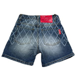 Patriot Bermuda In Denim Tinta Unita con Strappi per Bambino PJ5S2SPCK01 BLU PATRIOT 
