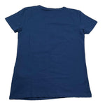 Guess T-Shirt Girocollo Tinta Unita con Stsmpa per Bambina J5RI20K6YW4 BLU GUESS 