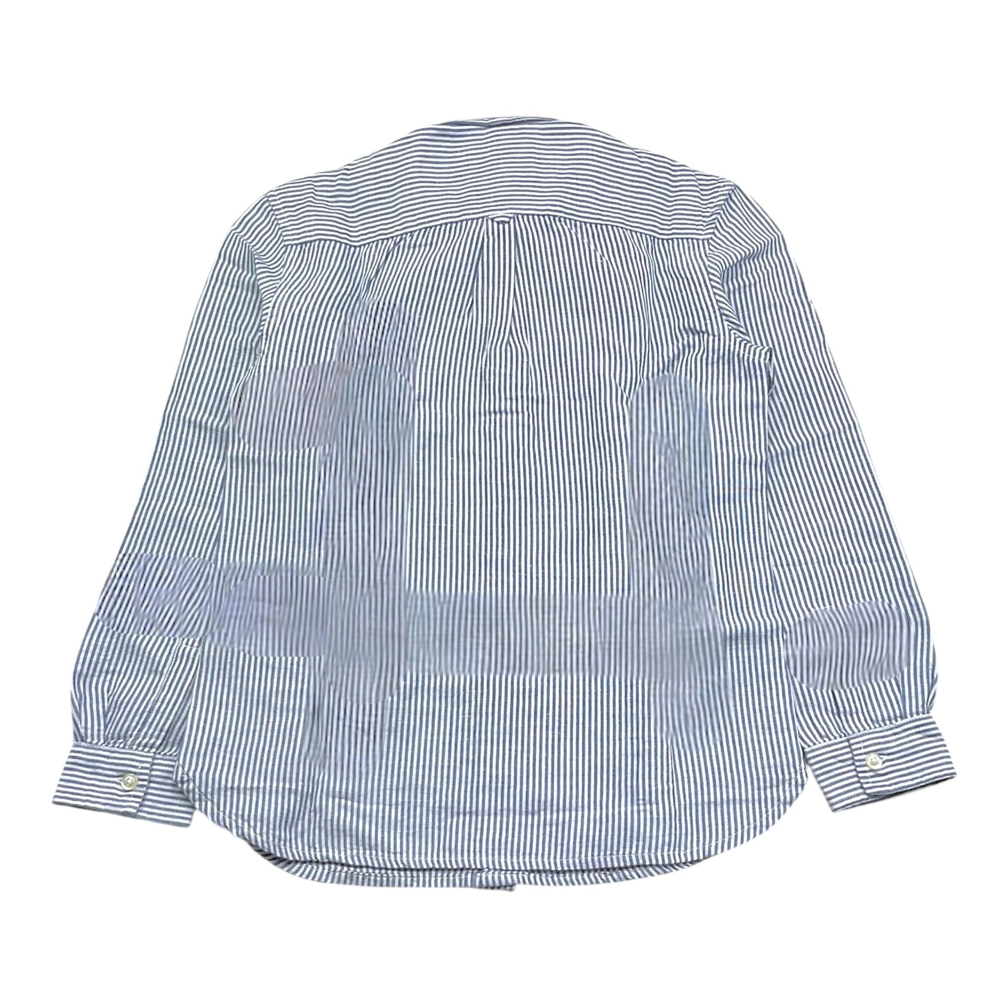 Woolrich Camicia Tinta Unita con Fantasia A Righe per Bambino CFWKSI0068 AZZURRO WOOLRICH 