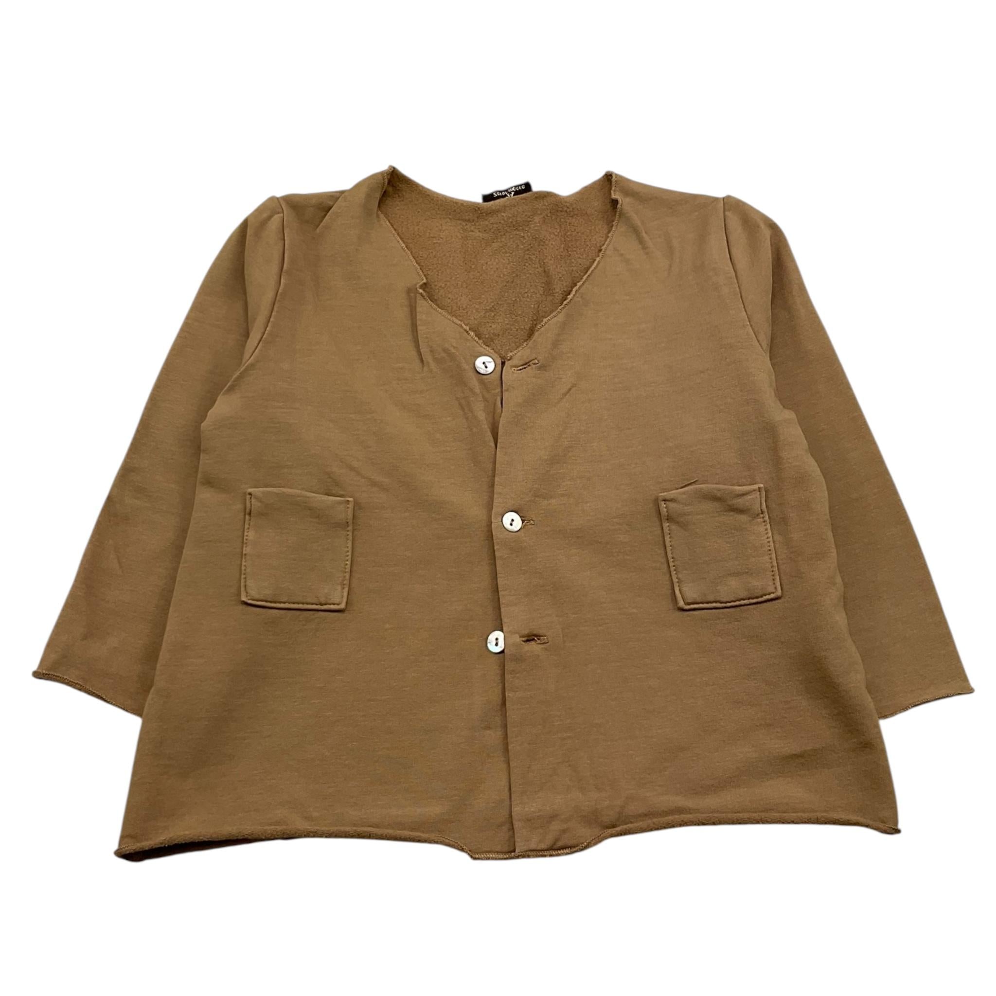 ZERO AMPERE cardigan tinta unita con taschini Marrone per Bambino BERAT MARRONE ZERO AMPERE 