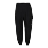 Calvin Klein Pantalone Tinta Unita Con Elastico In Vita E Logo Nero Per Bambina