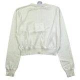 Simonetta – Schlichte, cremefarbene Strickjacke für Mädchen