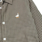 MOSCHINO camicia tinta unita con microfantasia Beige per Bambino HDC02A BEIGE MOSCHINO 